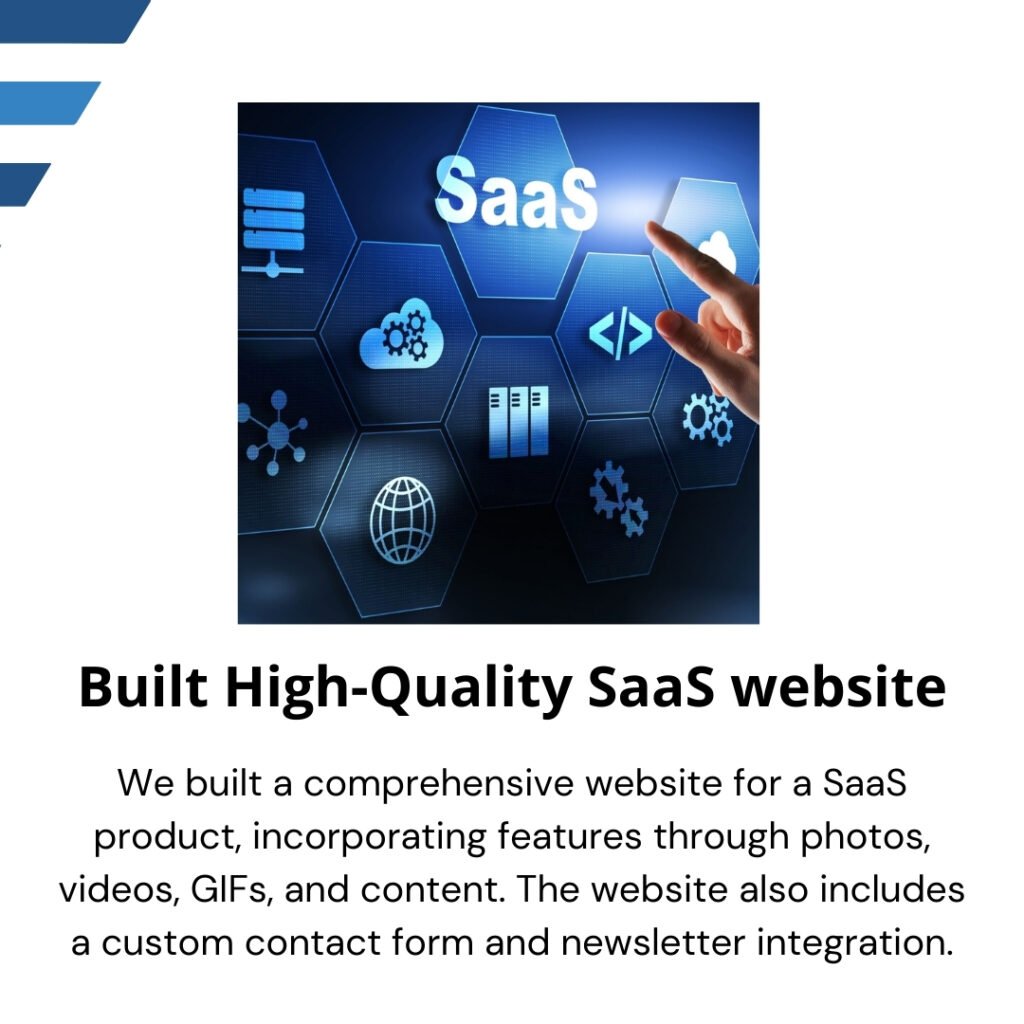 Built High-Quality SaaS website