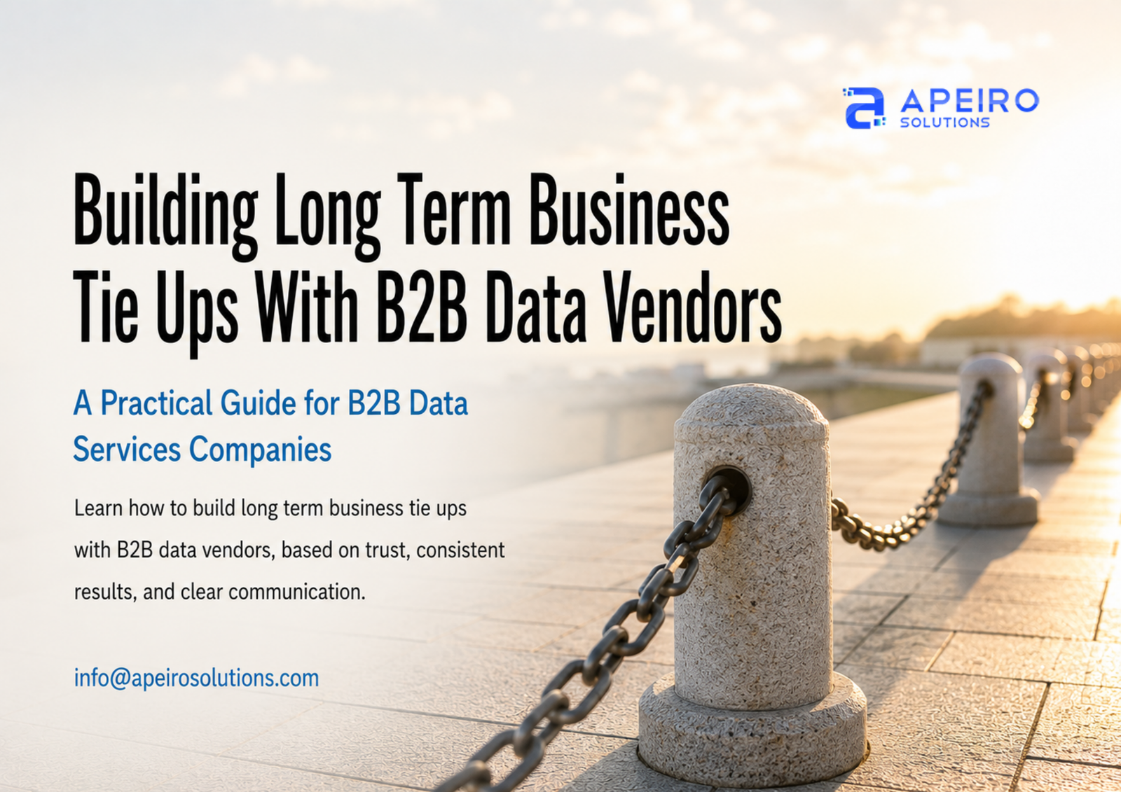 Building Long Term Business Tie Ups With B2B Data Vendors