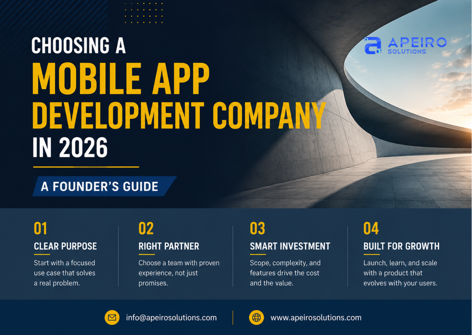 Choosing a Mobile App Development Company in 2026: A Founder's Guide