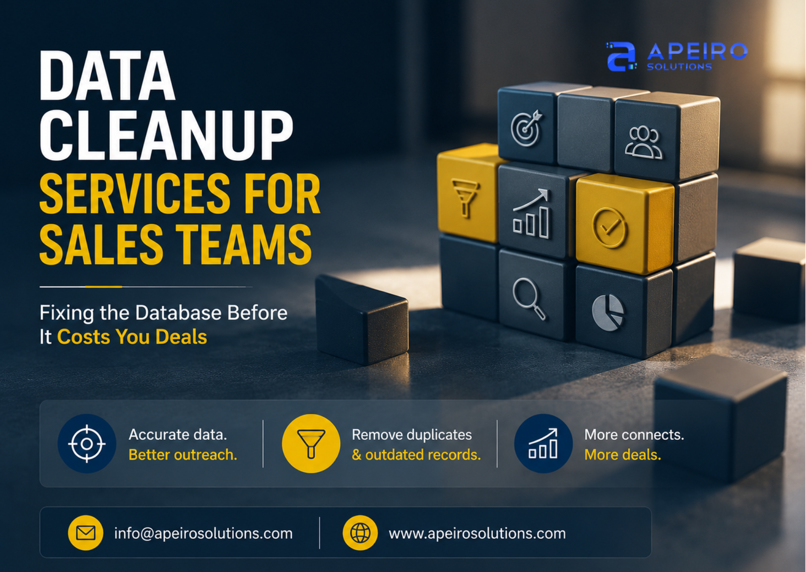 Data Cleanup Services for Sales Teams: Fixing the Database Before It Costs You Deals