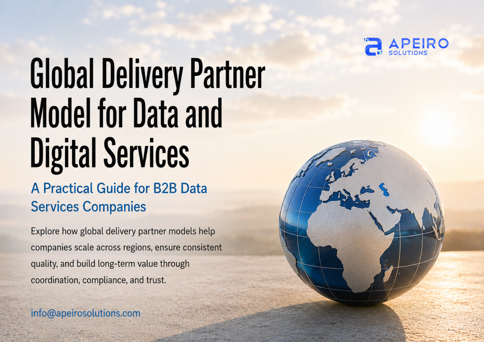Global Delivery Partner Model for Data and Digital Services
