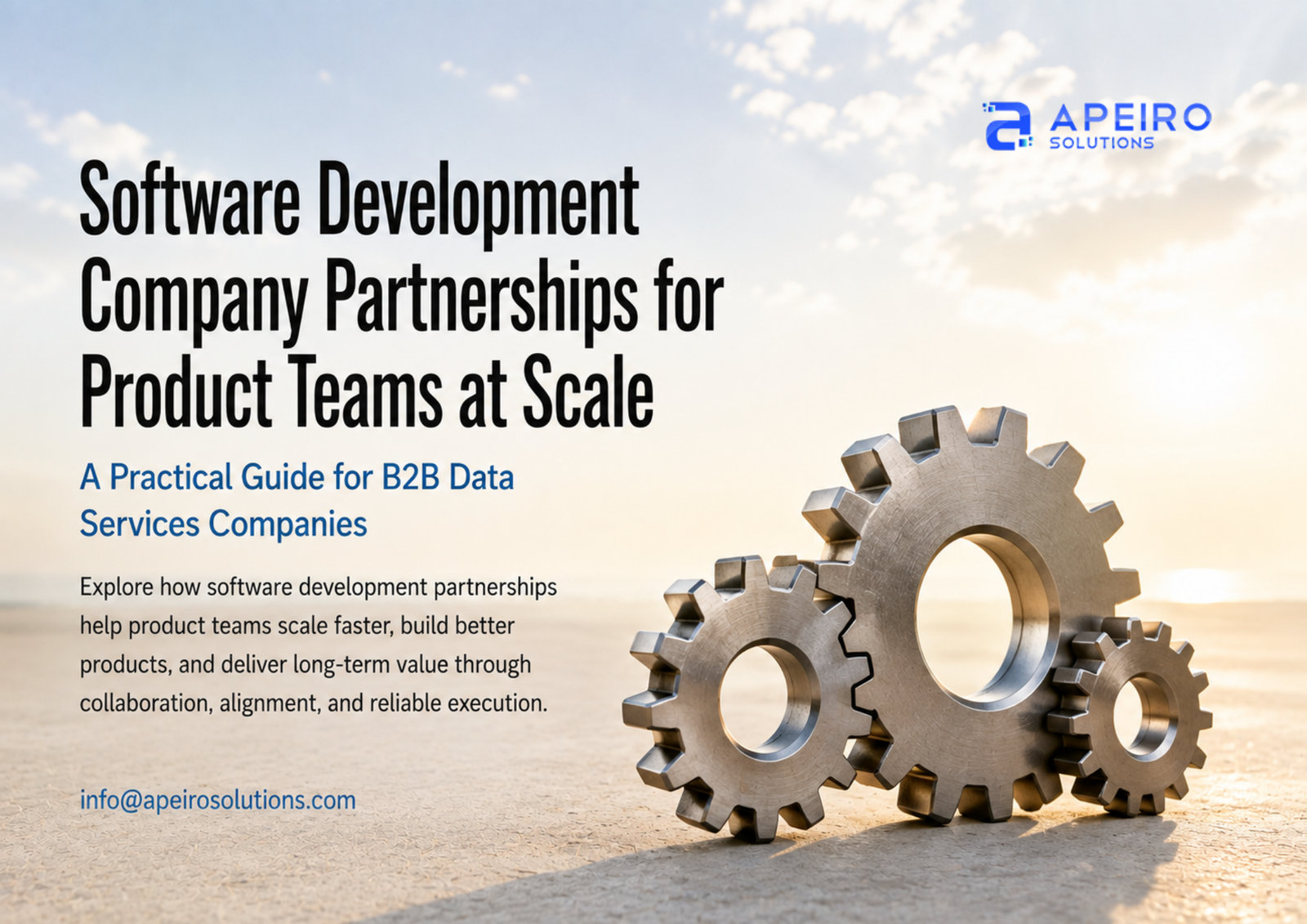 Software Development Company Partnerships for Product Teams at Scale