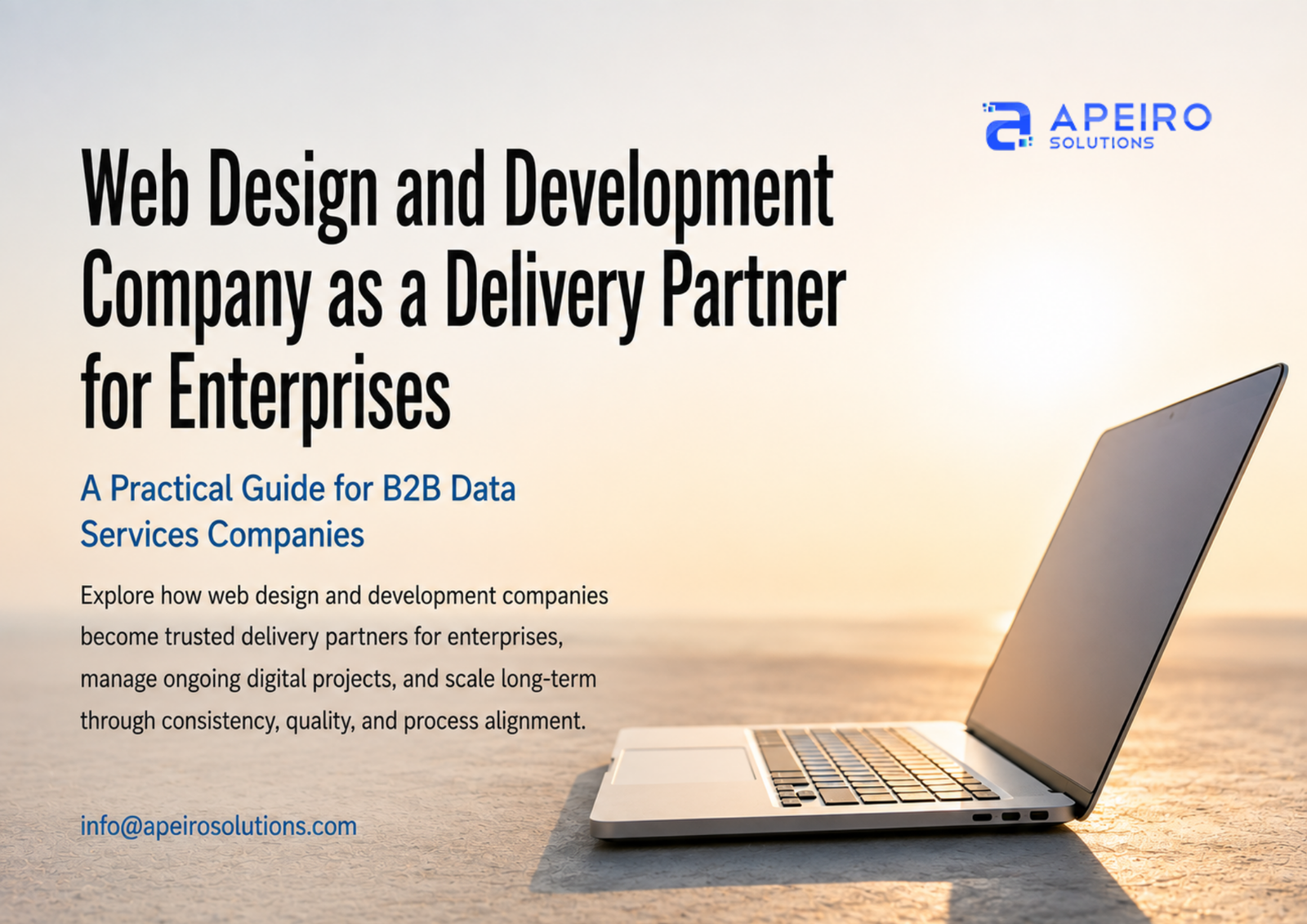 Web Design and Development Company as a Delivery Partner for Enterprises