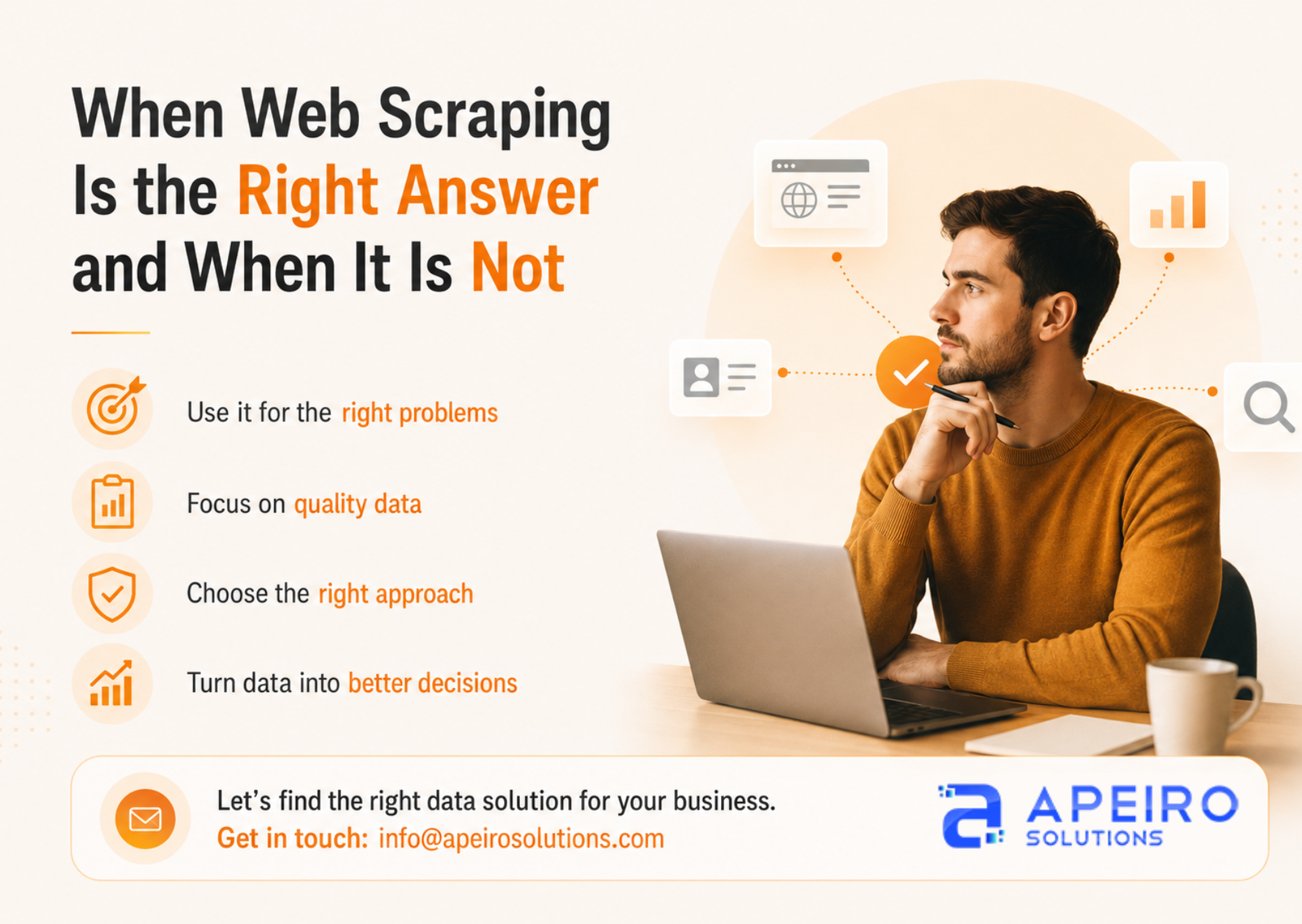 When Web Scraping Is the Right Answer and When It Is Not