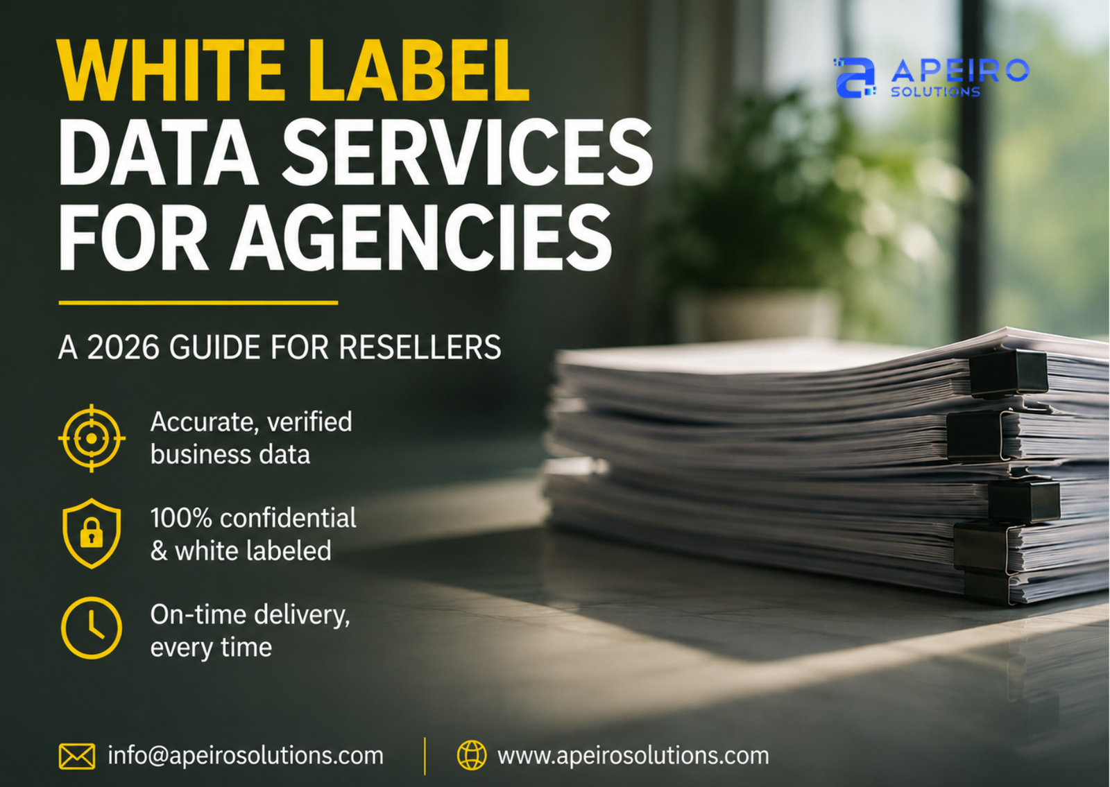 White Label Data Services for Agencies: A 2026 Guide for Resellers