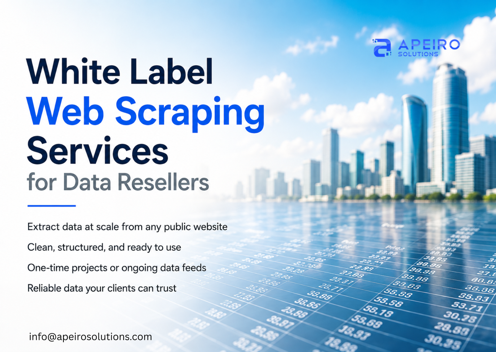 White Label Web Scraping Services for Data Resellers